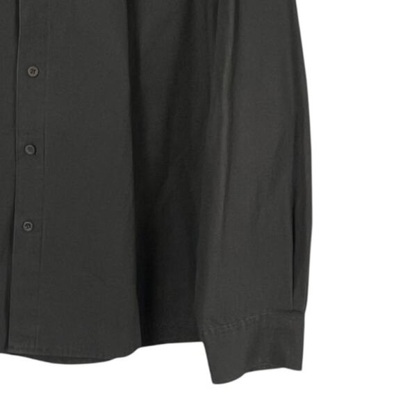 Wrangler Mens Shirt Size 2XL Gray Premium Quality Heavyweight Cotton Button Up - Picture 3 of 7